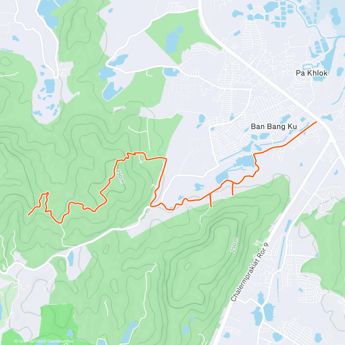 Map of the activity, Trail #2 part 2