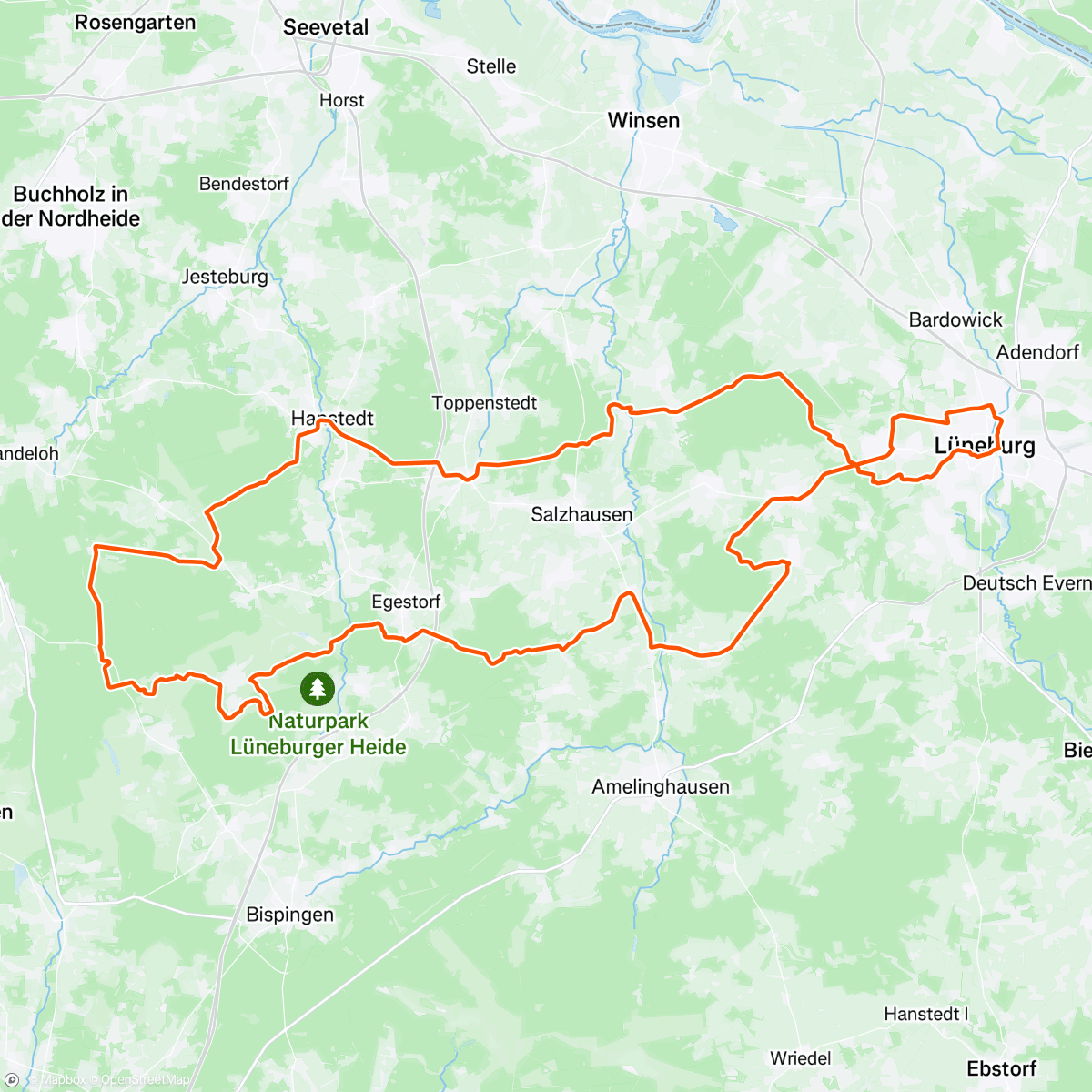 Map of the activity, Festive500 #4