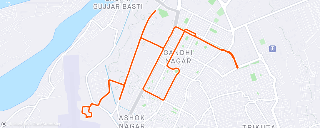 Map of the activity, Morning Ride 😃