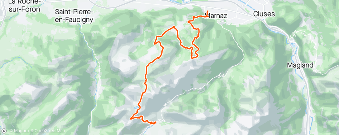 Karte der Aktivität „Le Circaète - Boue et Neige ❄️”