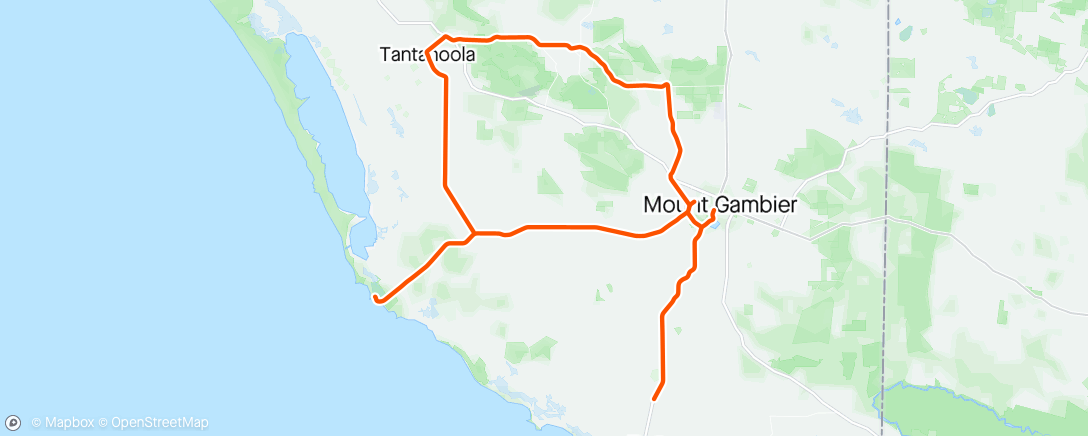 Map of the activity, 100 mile - 2nd or 3rd