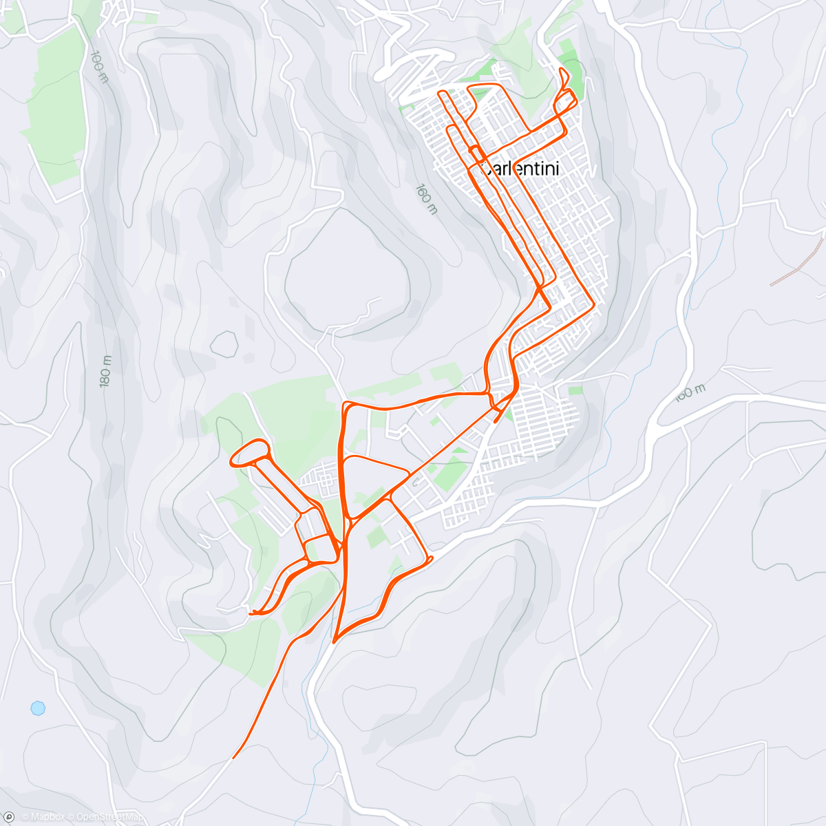 Map of the activity, Giro serale 🌠💫🌠