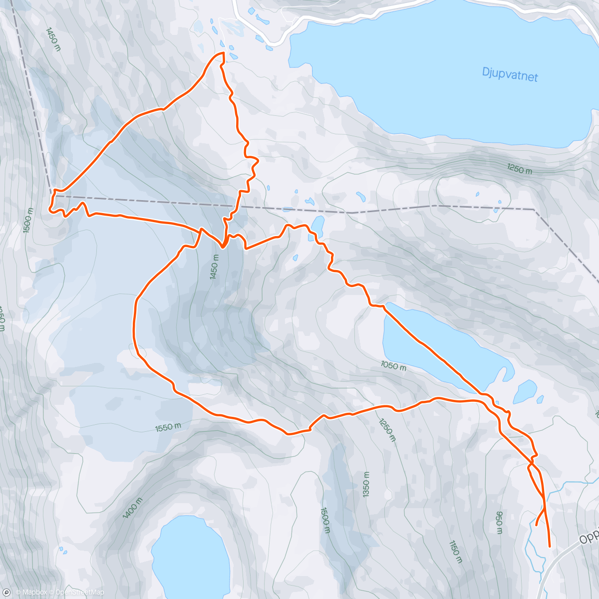 Map of the activity, Bonusdag i Grasdalen