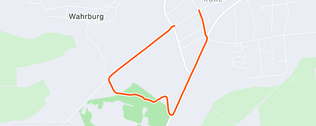 Карта физической активности (Spaziergang am Nachmittag)