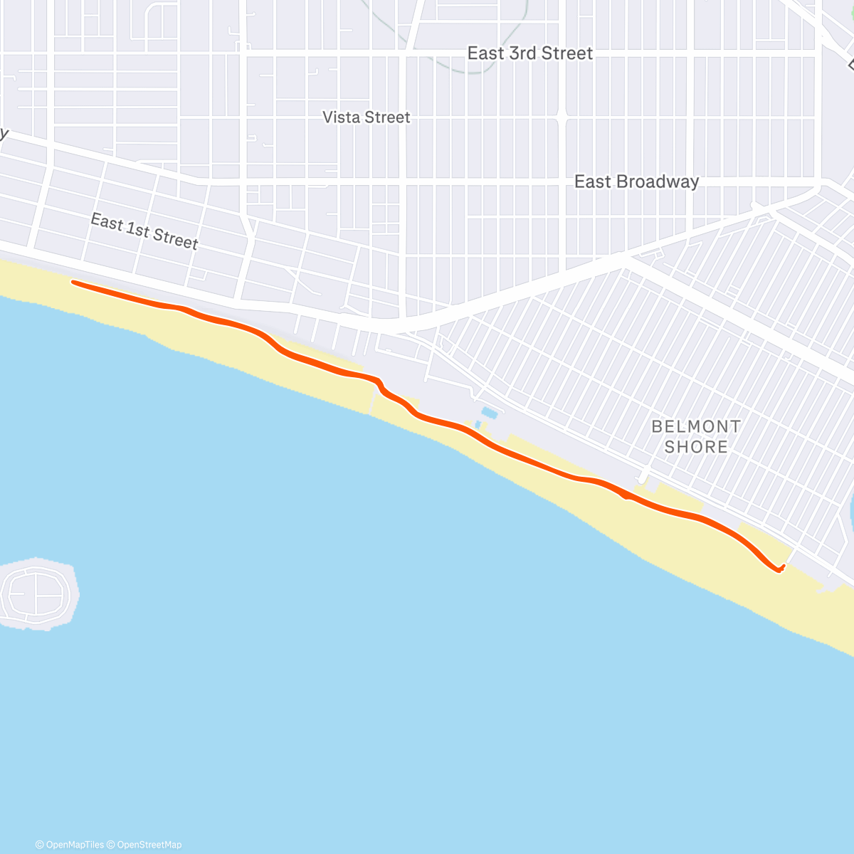 Map of the activity, Windy xMas 10k < MAF.