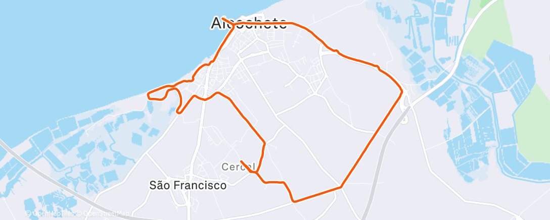 Карта физической активности (Corrida matinal)