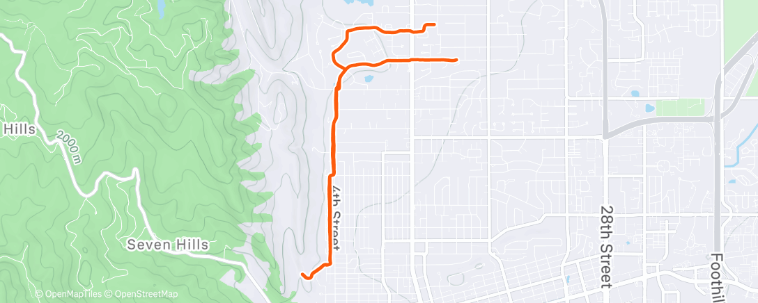 Mappa dell'attività Morning Trail Run