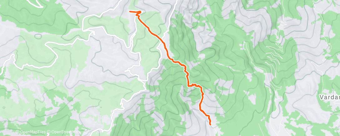 Map of the activity, Escursione pomeridiana