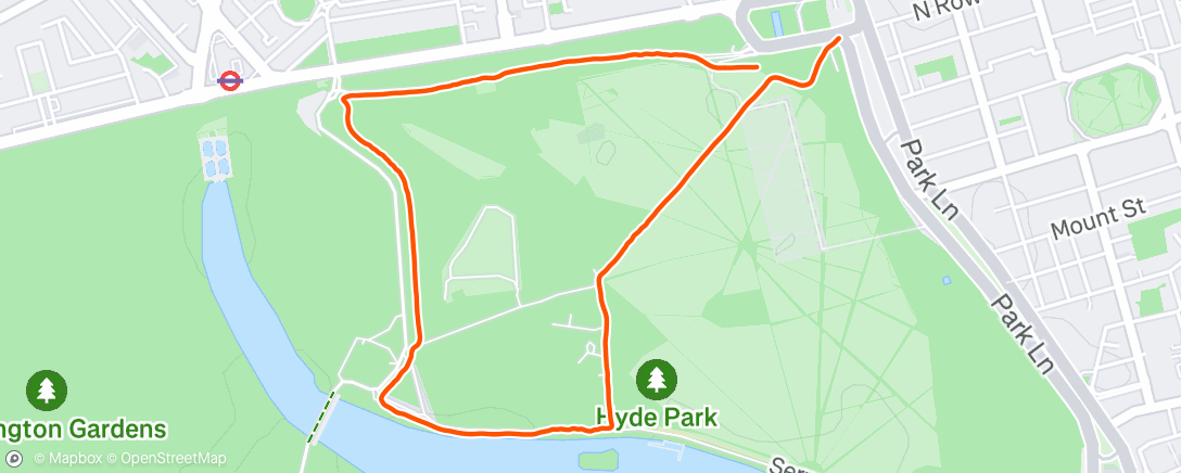 Map of the activity, LONDON ARAB RUN CLUB - A cheeky walk run with friends