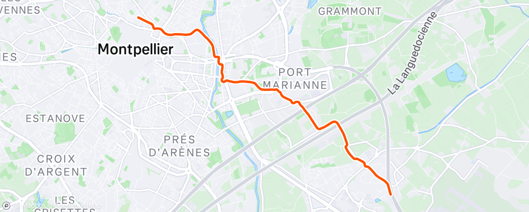 Mappa dell'attività Sortie VTT le midi