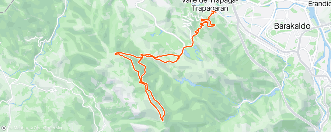Map of the activity, Lunch Trail Run 🔪