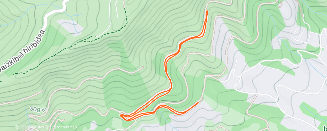 Карта физической активности (Afternoon Mountain Bike Ride)