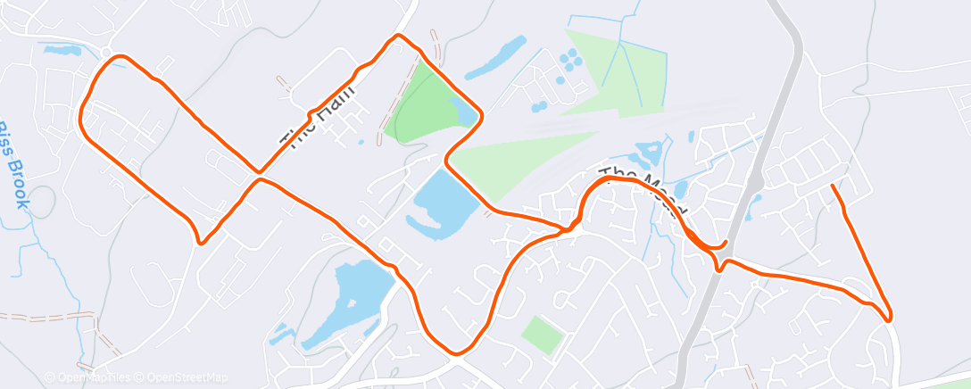 Карта физической активности (Evening Run)