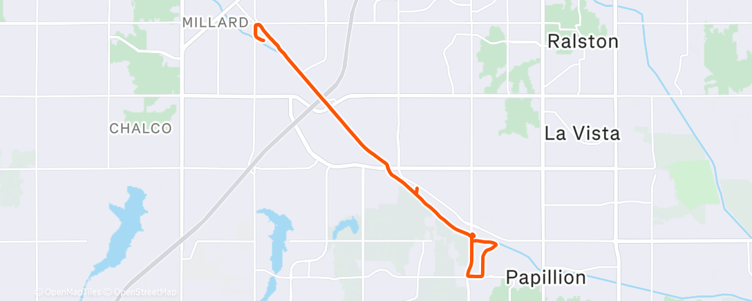 Map of the activity, KSB: Ugly Sweater Run!