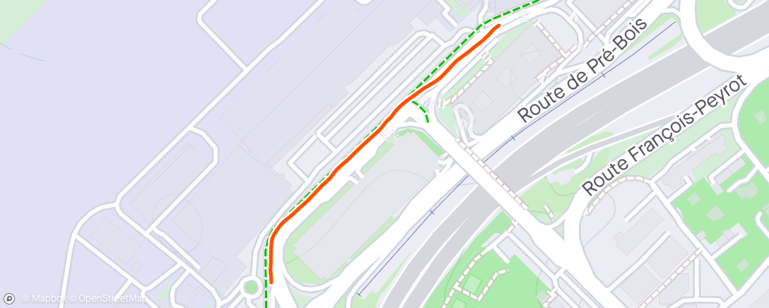 Map of the activity, Walk | Check Airport - Parking