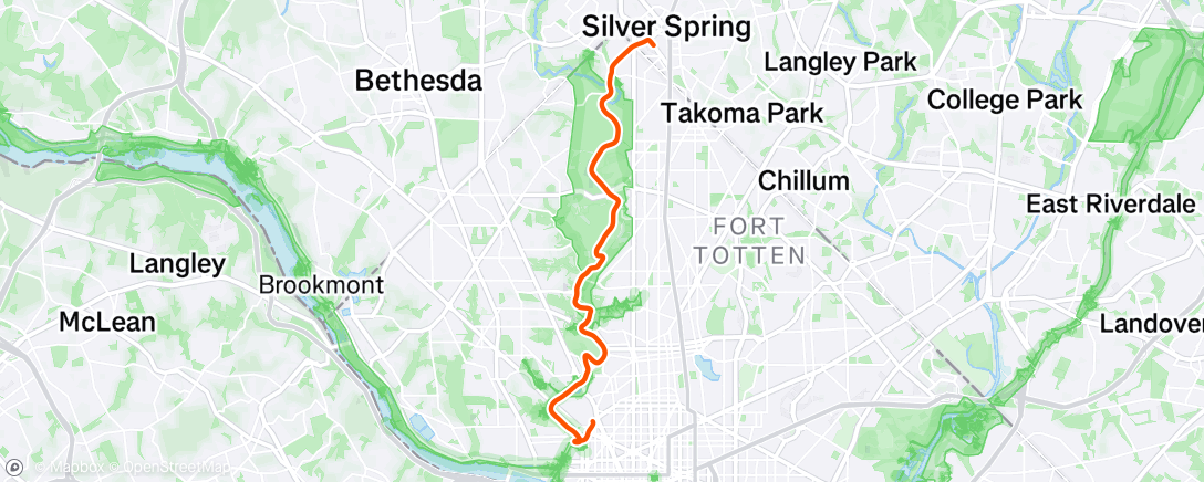 Map of the activity, Morning Ride