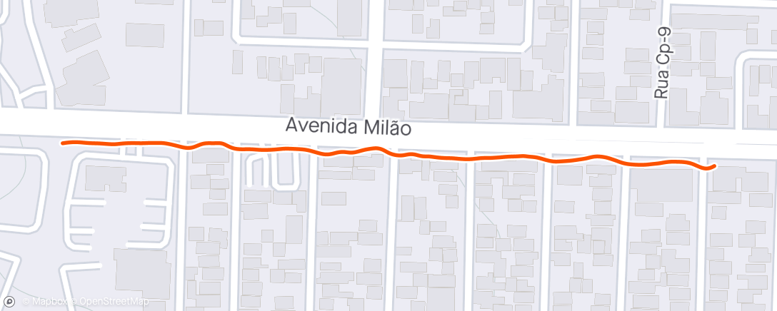 Mapa de la actividad, Caminhada