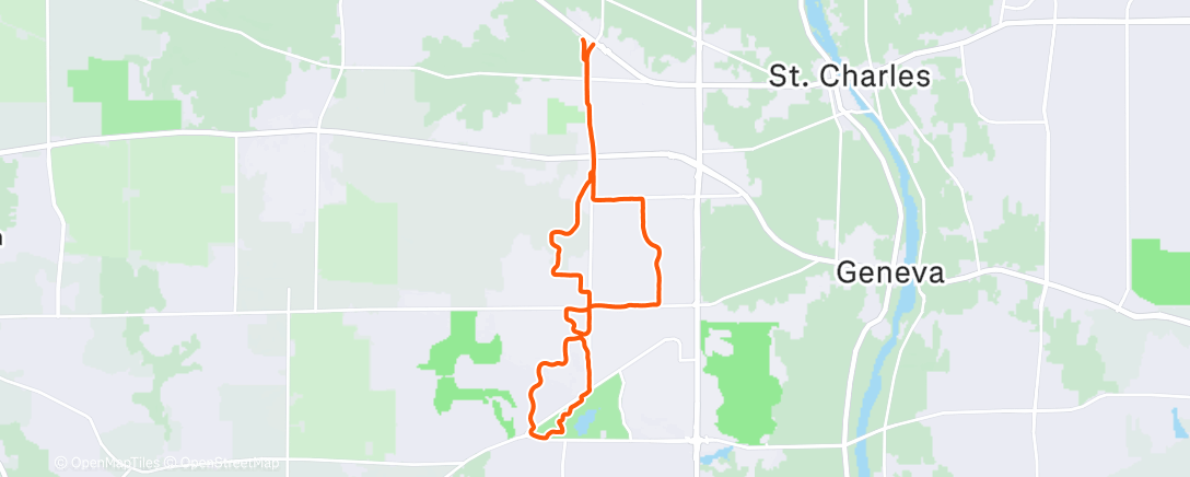 Map of the activity, Trying to stick to the Itinerary