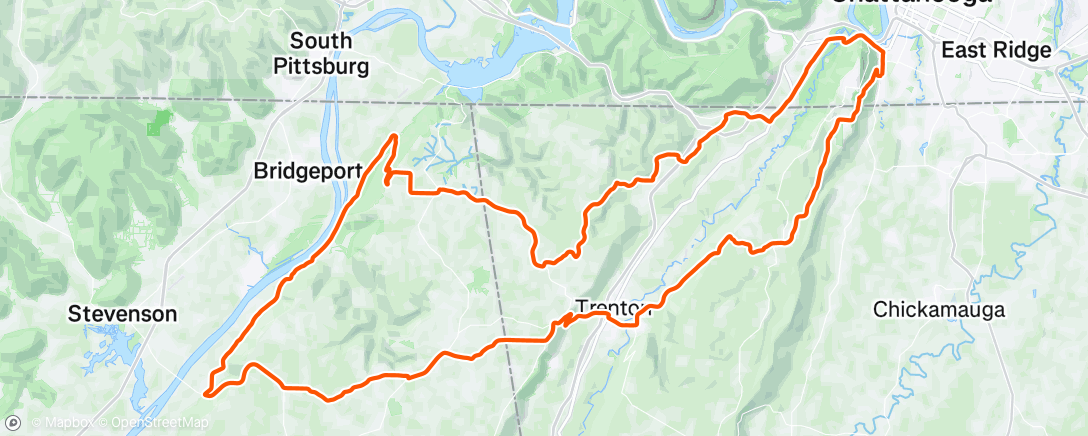 Map of the activity, Morning Gravel Ride
