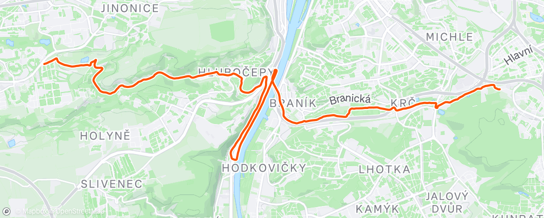 Map of the activity, TM-loděnice-VO