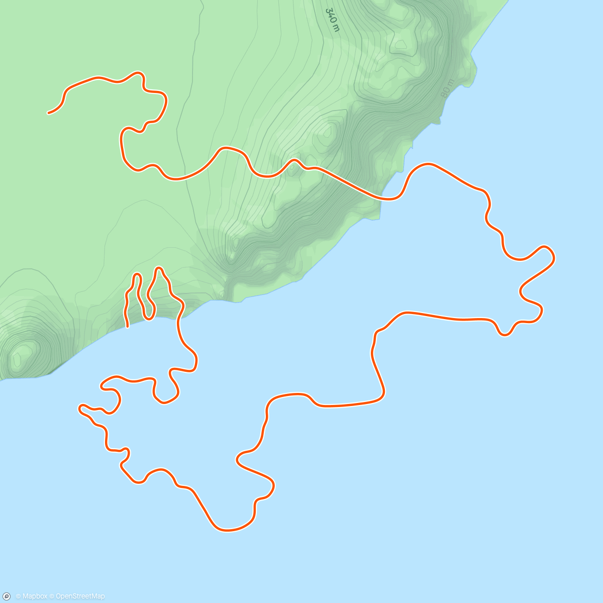 Map of the activity, Zwift - Sand And Sequoias in Watopia