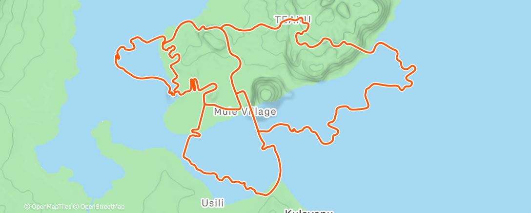 Map of the activity, Zwift - Ocean Lava Cliffside Loop in Watopia