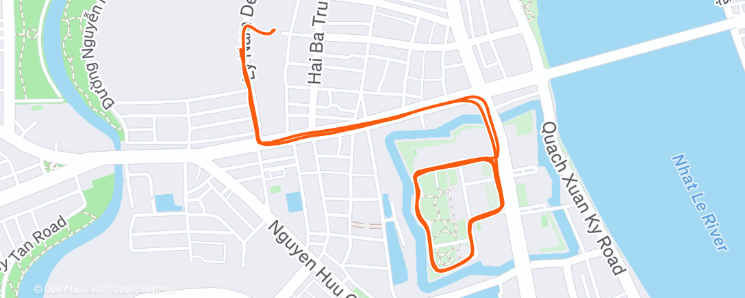 Карта физической активности (Morning Run)