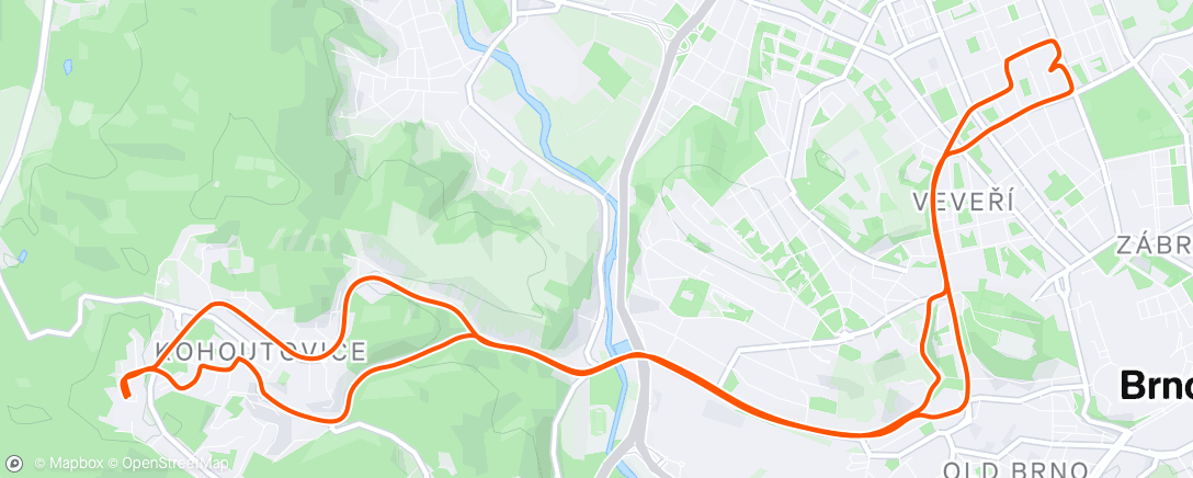 Map of the activity, Morning Ride