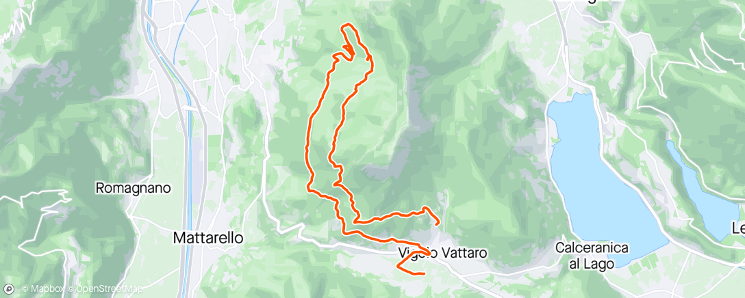 Map of the activity, 🐎🐎 Vv- forte-panchina-sentierini-Maranza