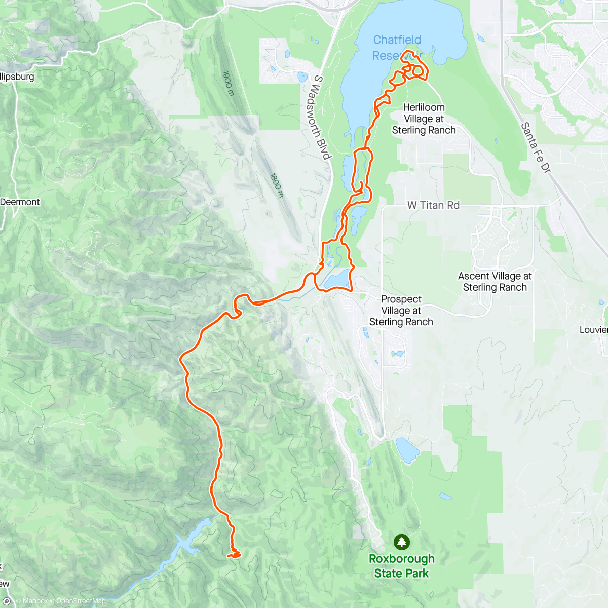 Map of the activity, A16 to Lenny’s