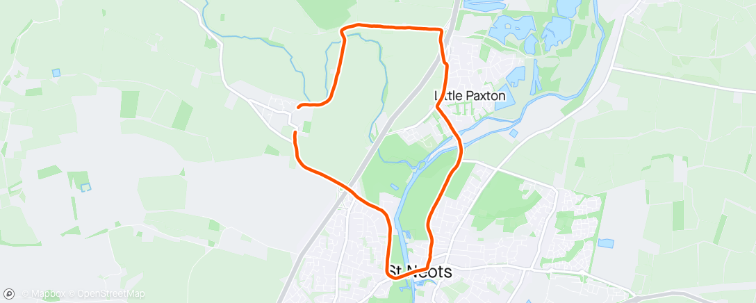 Map of the activity, A Sunday run for a change. Tough going but nice to have a different route with Heidi 😍