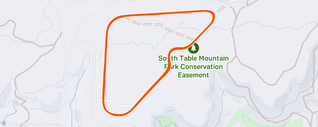 Map of the activity, Evening Ride