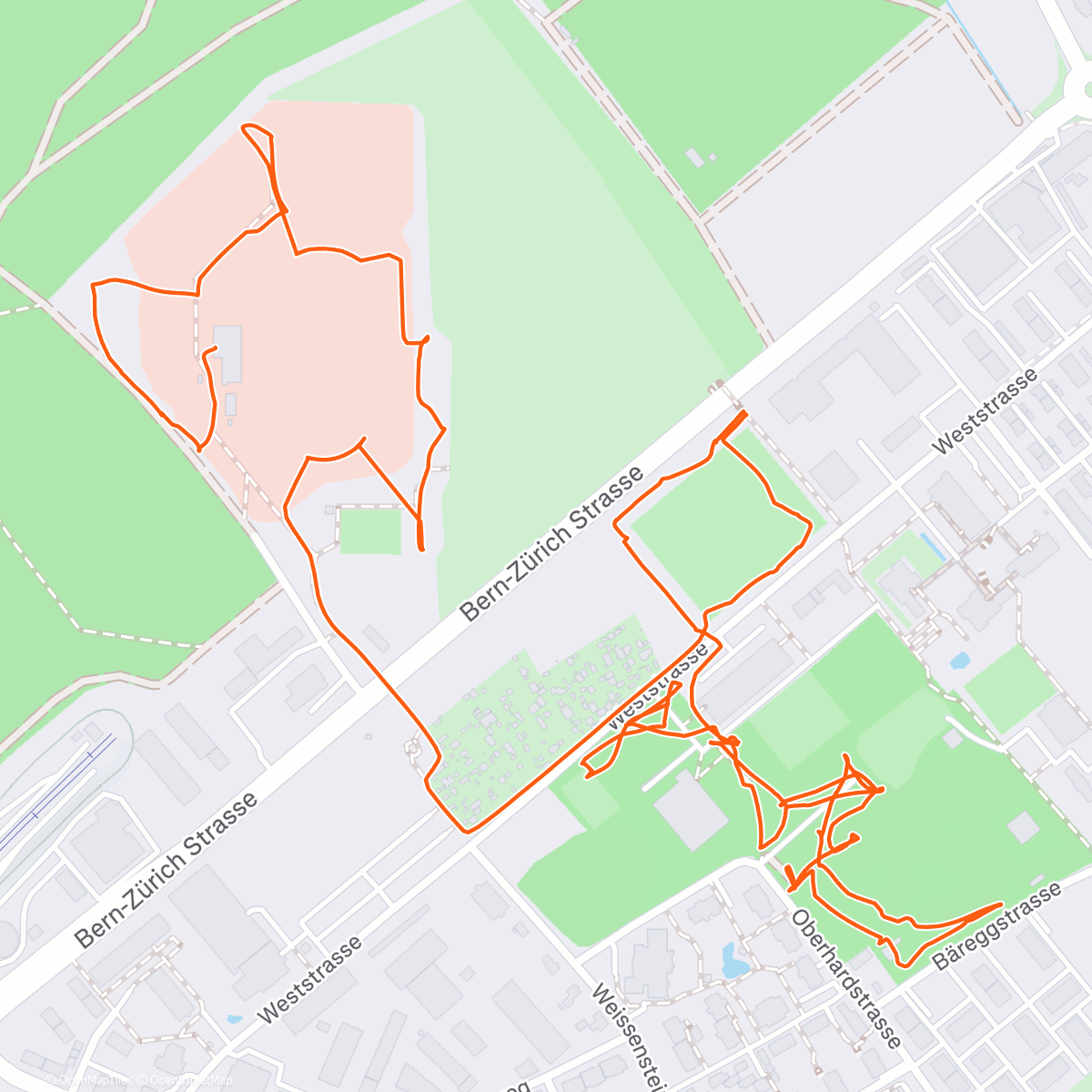 Map of the activity, The Big One