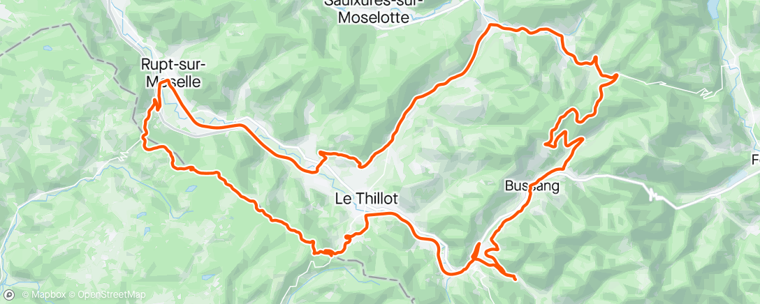 Map of the activity, Sortie vélo le matin avec Corentin et Florent