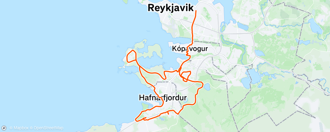 Map of the activity, MV