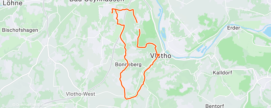 Map of the activity, Mittagsfahrt