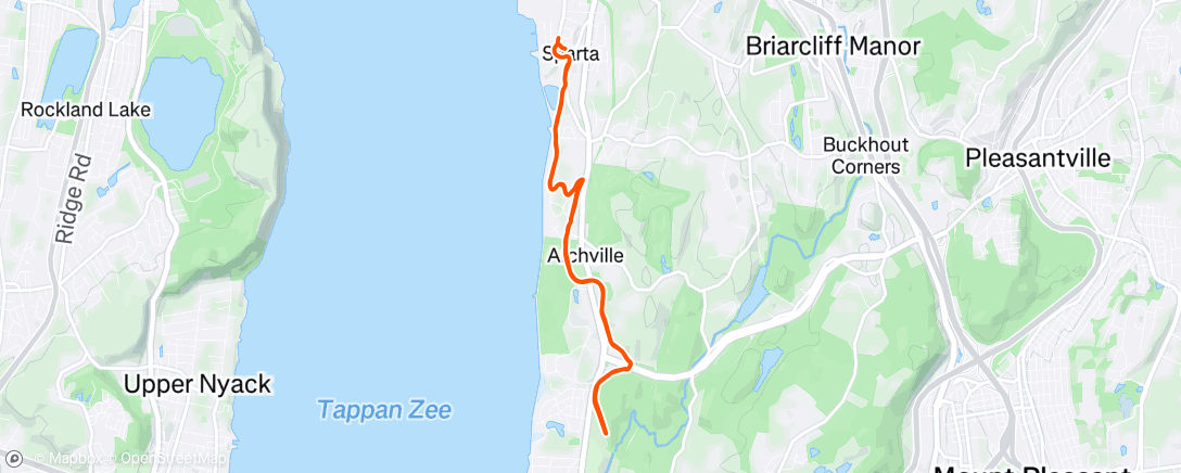 Map of the activity, Evening Mountain Bike Ride