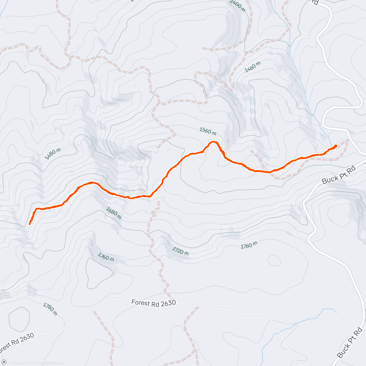 Map of the activity, Barnhouse Trail