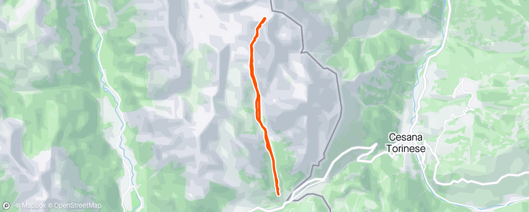 Map of the activity, Pointe des Rochers Chainiers 3056m