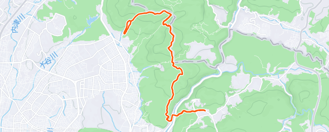 Карта физической активности (道樹山 Trail)