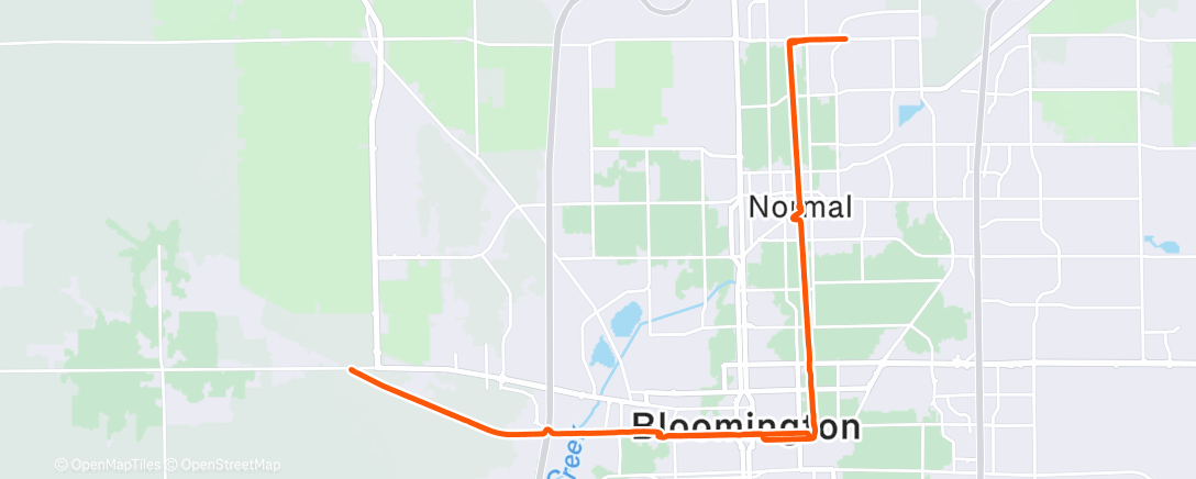 Map of the activity, Lunch Ride