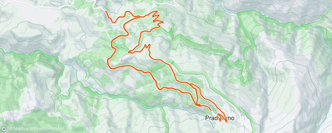 Map of the activity, Morning Ride