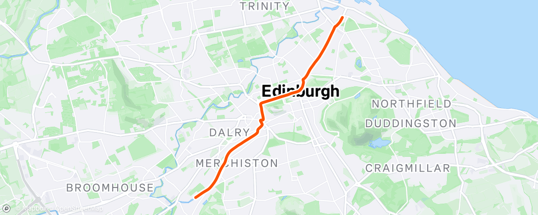 Map of the activity, Morning Ride
