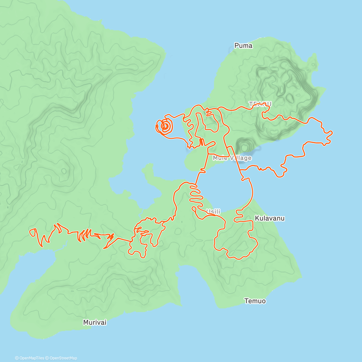 Map of the activity, Zwift - The Uber Pretzel in Watopia