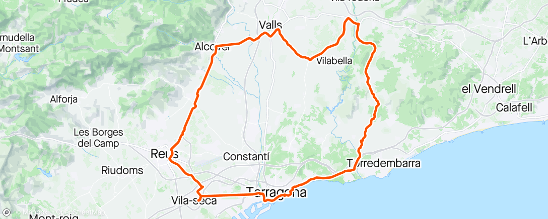 Map of the activity, Monferri …. Depósitos a 0… 🚴😵‍💫
