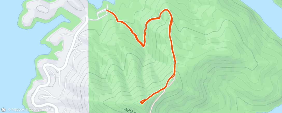 Carte de l'activité Morning Trail Run