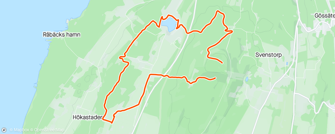 Map of the activity, Trail Run,