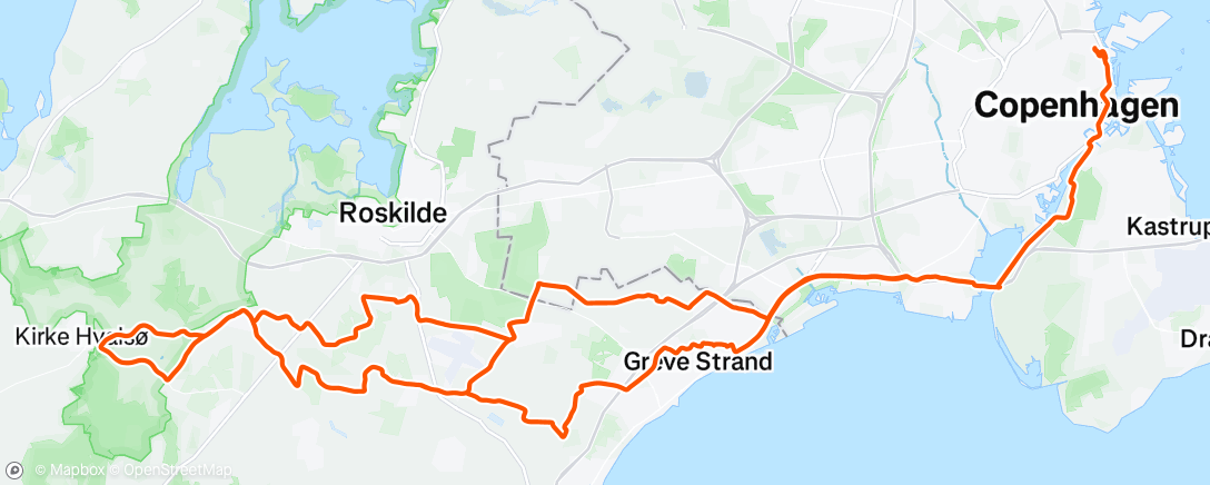 Map of the activity, Morning Ride