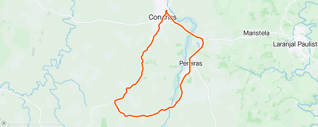 Map of the activity, Pedal 4 entrada