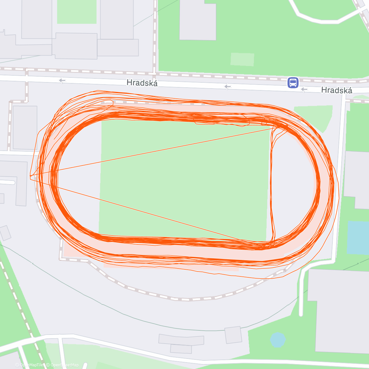 Карта физической активности (6* 1500m)